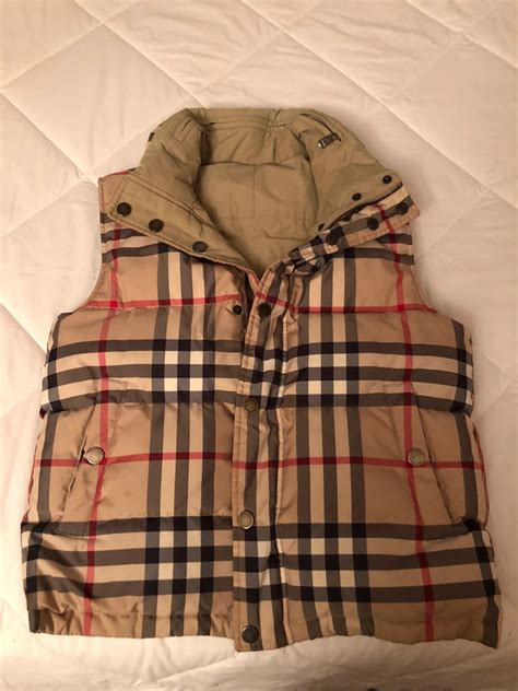 smanicato fantasia burberry uomo|GILET BURBERRY SMANICATO S REVERSIBILE GIACCA .